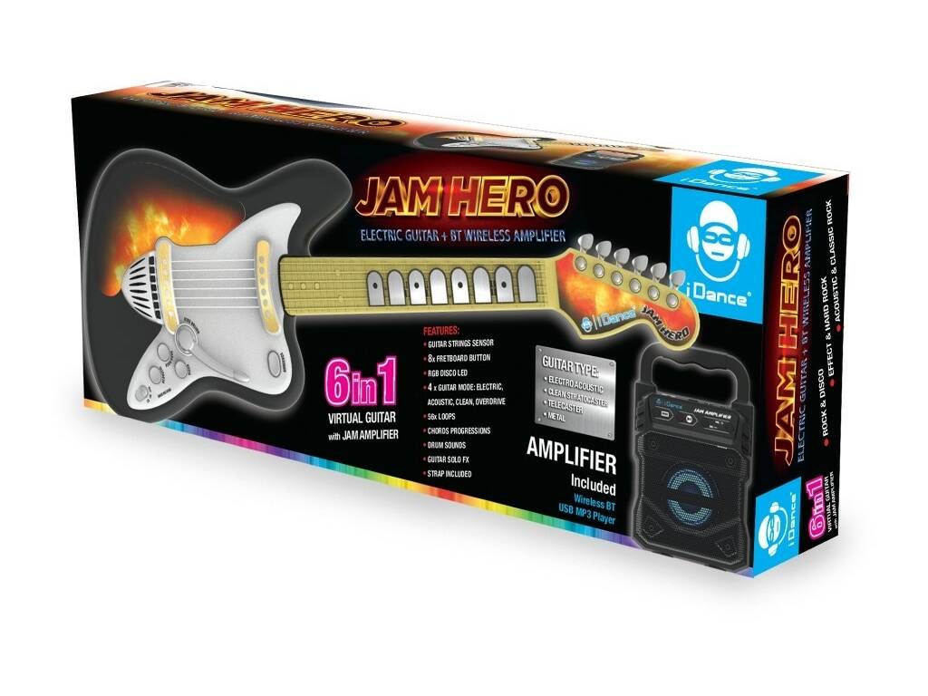IDance Guitare électrique avec amplificateur Jam Hero Cefa Toys 352