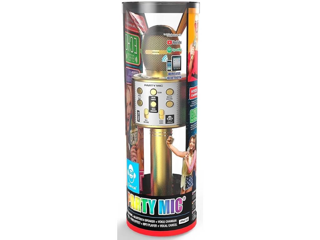 IDance Microfono Karaoke Bluetooth 7 In 1 Cefa Toys 353