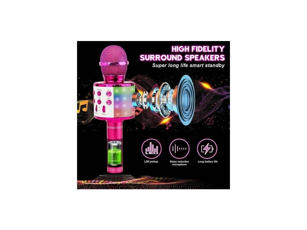 IDance Microfono Karaoke Bluetooth 7 In 1 Cefa Toys 353
