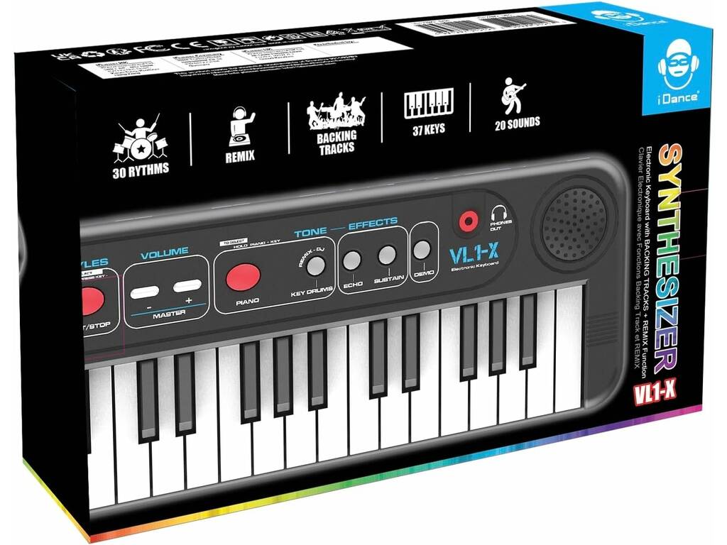 IDance Clavier électronique Synthétiseur 37 touches Cefa Toys 355