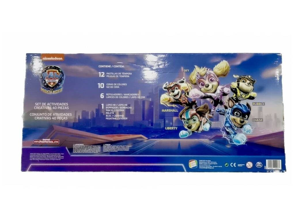 Paw Patrol Activity Set 40 Pieces Cefa Toys 21907