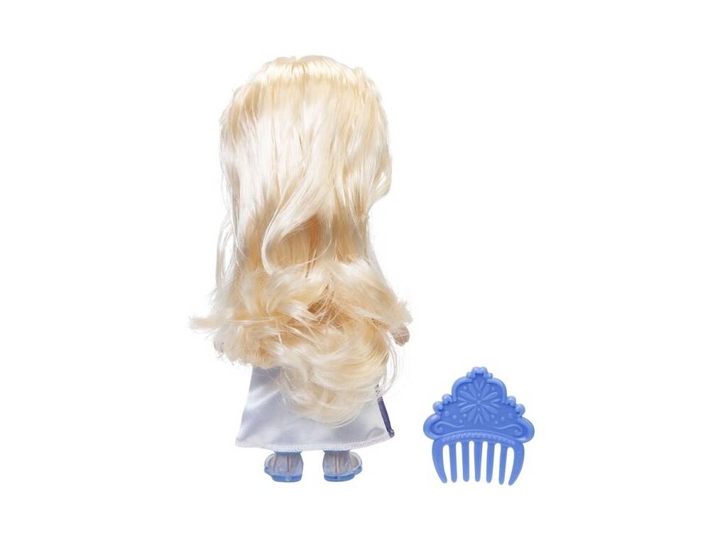 Disney Frozen Boneca Pequena Elsa 15 cm. com Pente Jakks 21715