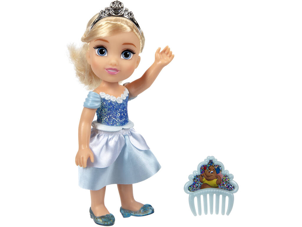 Principesse Disney Bambola 15 CM. con Pettine Jakks 218624