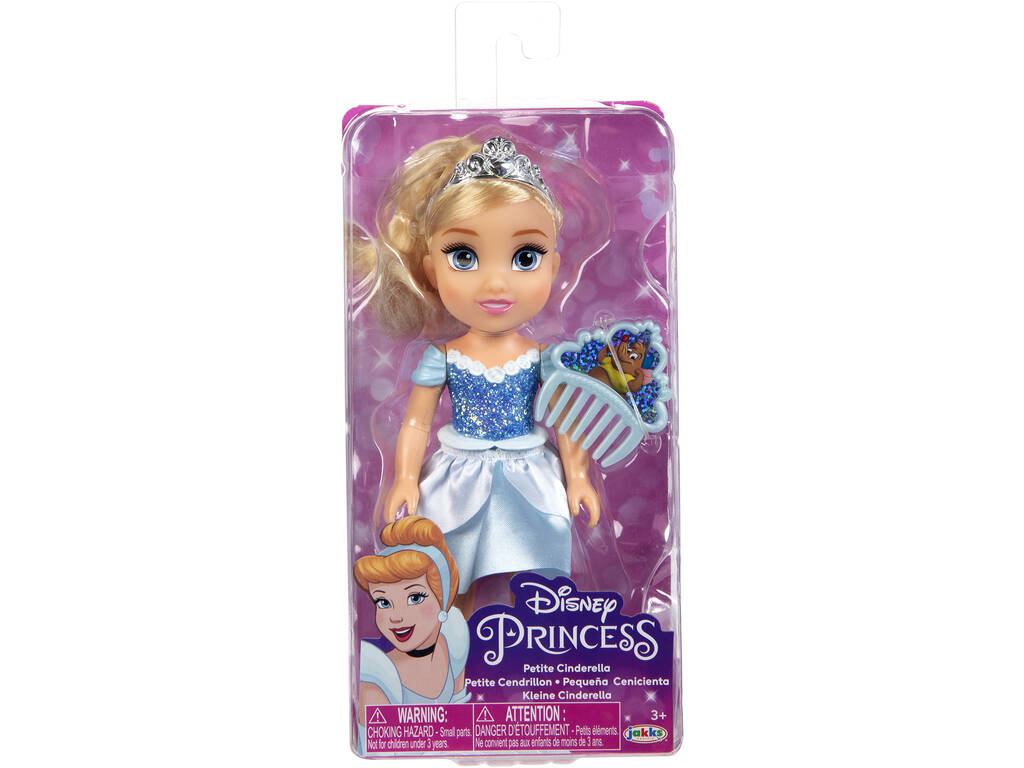Principesse Disney Bambola 15 CM. con Pettine Jakks 218624