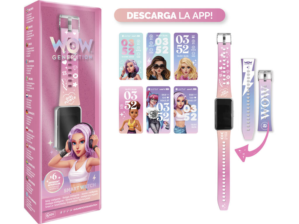 Smartwatch Wow Generation con doppio cinturino Kids WOW00025