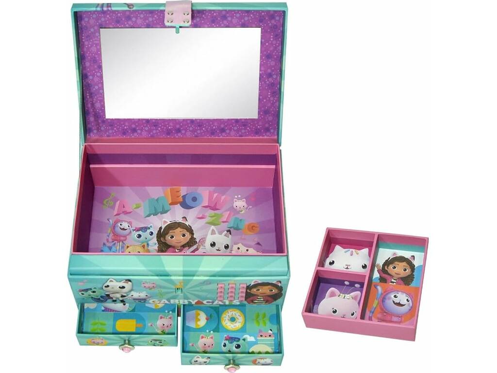 Gabby's Dolls' House Boîte à bijoux secrète avec musique Kids GD00041