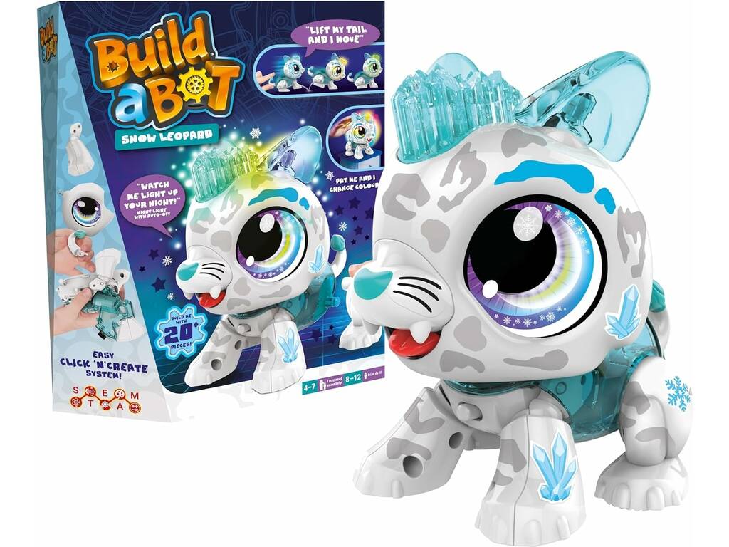 Build a Bot Light Snow Leopard Goliath 928566