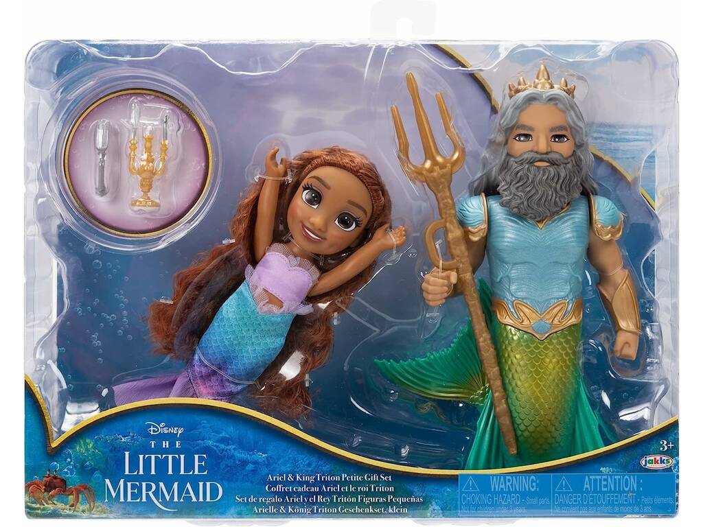 Principessa Disney Set La Sirenetta e Tritone Jakks 22736