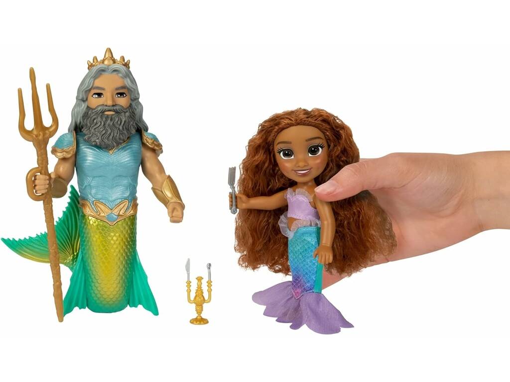 Principessa Disney Set La Sirenetta e Tritone Jakks 22736