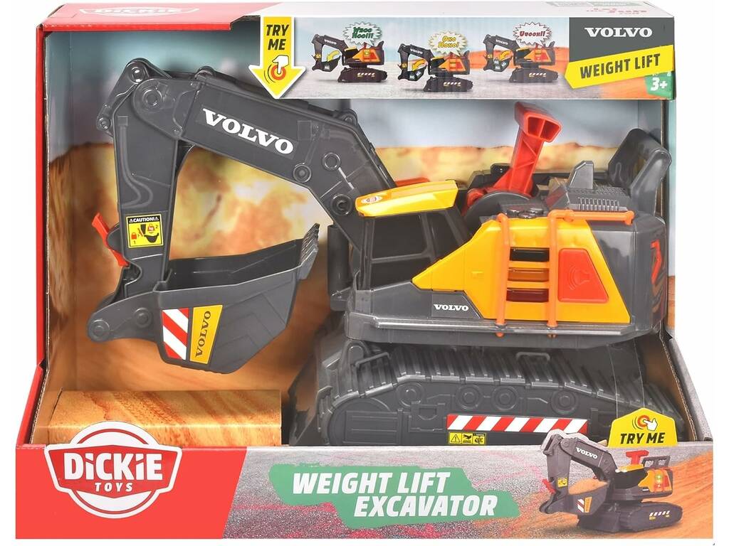 Retro Excavator 30 cm. Volvo avec fonctions Simba 203725006