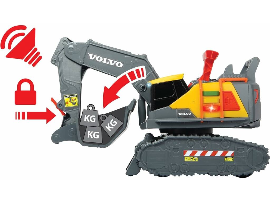 Retro Excavator 30 cm. Volvo avec fonctions Simba 203725006