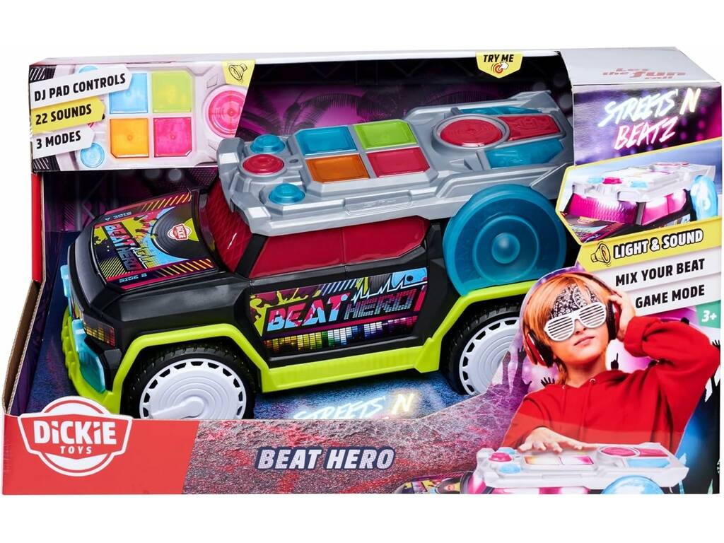 Auto Streets' Beatz Beat Hero 32 cm. Simba 203767001