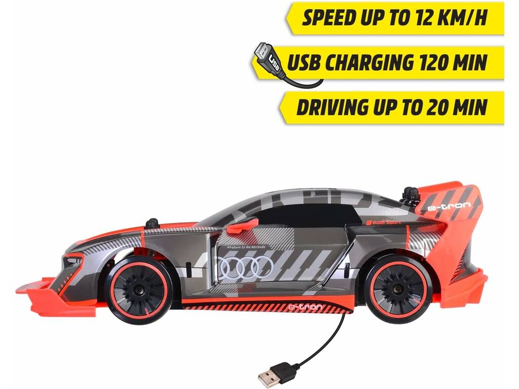 Auto radiocomandata Audi S1 E-Tron Quattro Drift 30 cm Simba 201106011