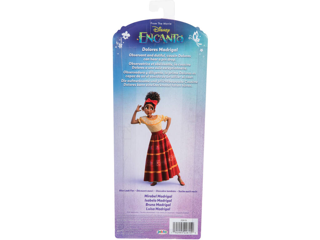 Encanto Bambola Dolores Madrigal 25 cm. Jakks 226154