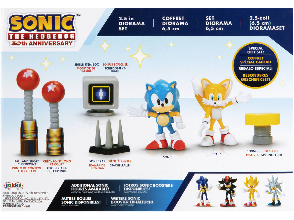 Sonic Diorama Figure 6 cm Jakks 409254-RF1
