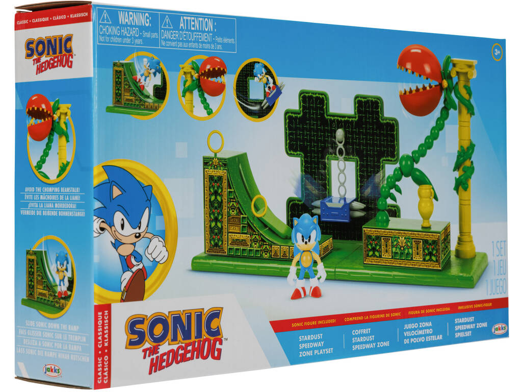 Jeu Sonic avec figurine 6 cm Jakks 418874