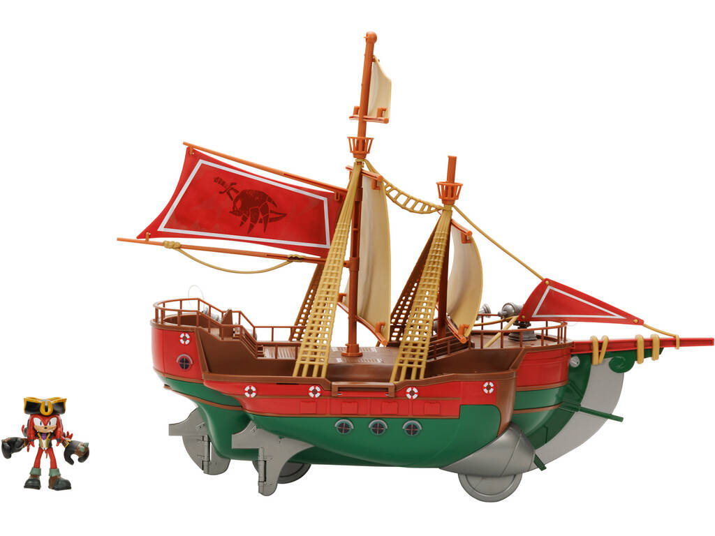 Sonic Prime Nave Pirata del Viaggio dell'Angelo Jakks 419184