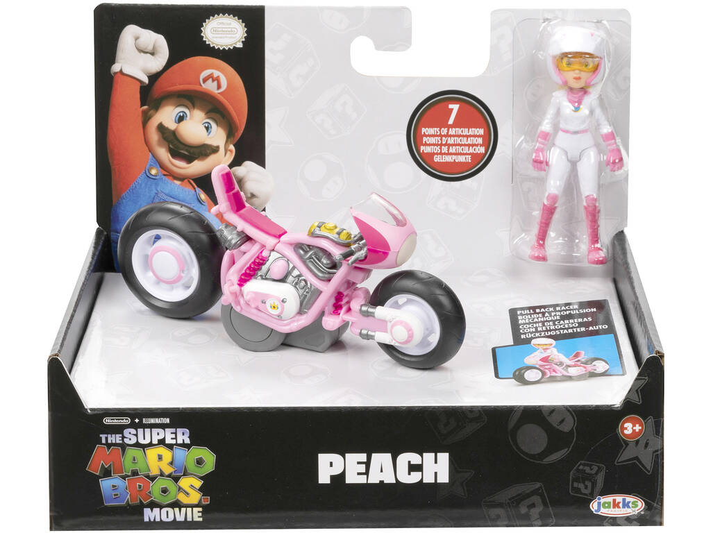Super Mario Movie Figure et Kart Jakks 417214-GEN