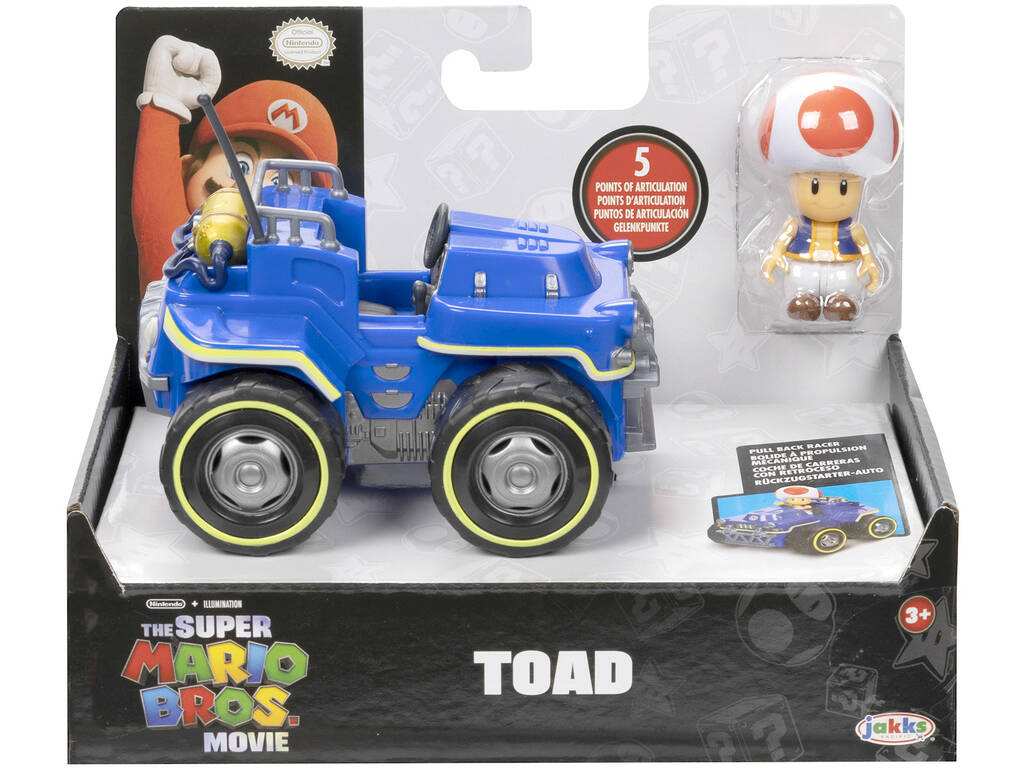 Super Mario Movie Figure et Kart Jakks 417214-GEN