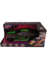 Carro Rádio Controlo Neon Monster Verde 1:12
