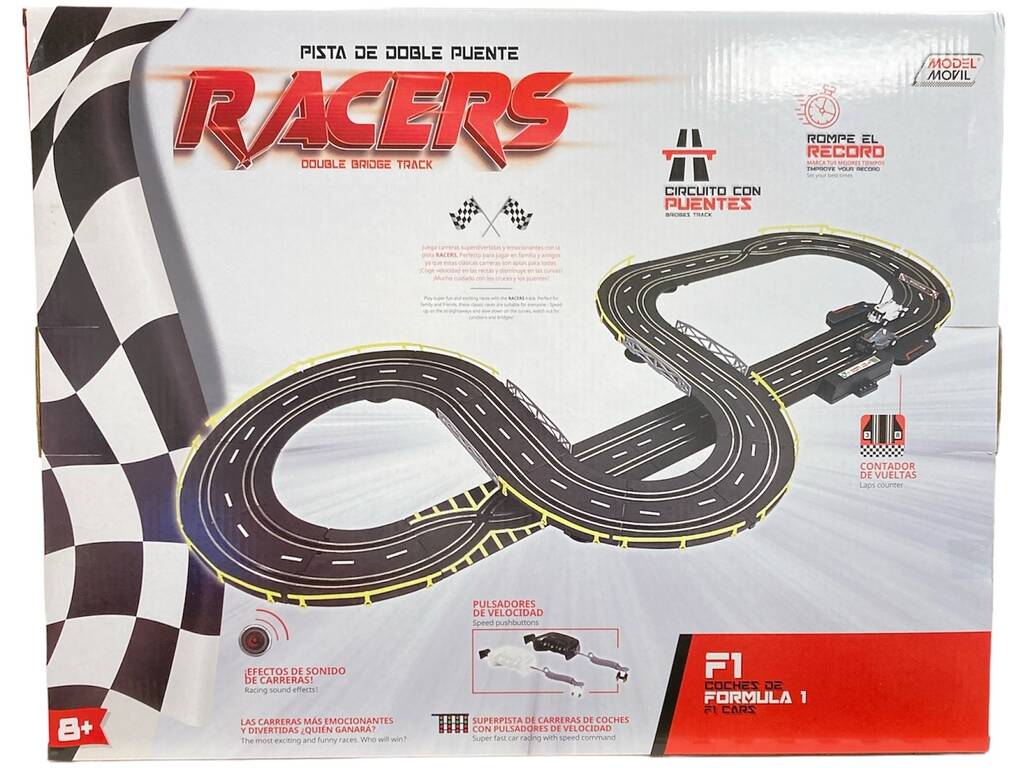 Racers Circuito Fórmula 1 Pista de Doble Puente