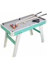 Table de billard américain 101x50x73.5 cm avec accessoires
