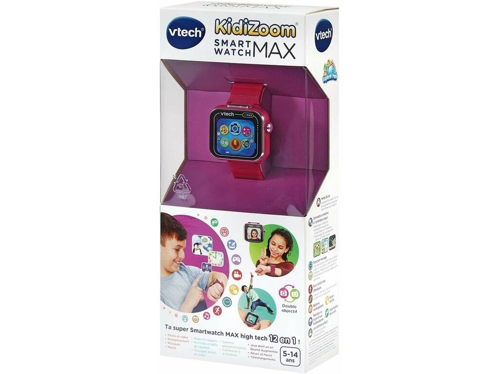 Kidizoom Smart Watch Max Lampone Vtech 531617