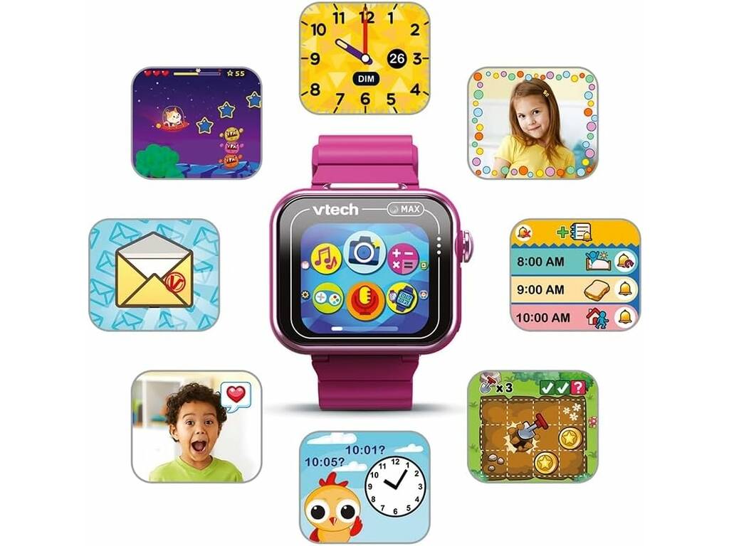 Kidizoom Smart Watch Max Lampone Vtech 531617
