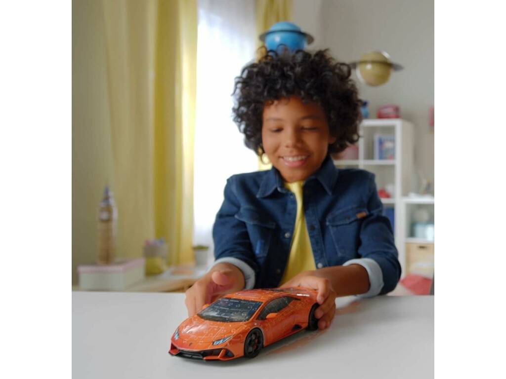 Puzzle 3D Lamborghini Huracán Evo Arancio Ravensburger 11571
