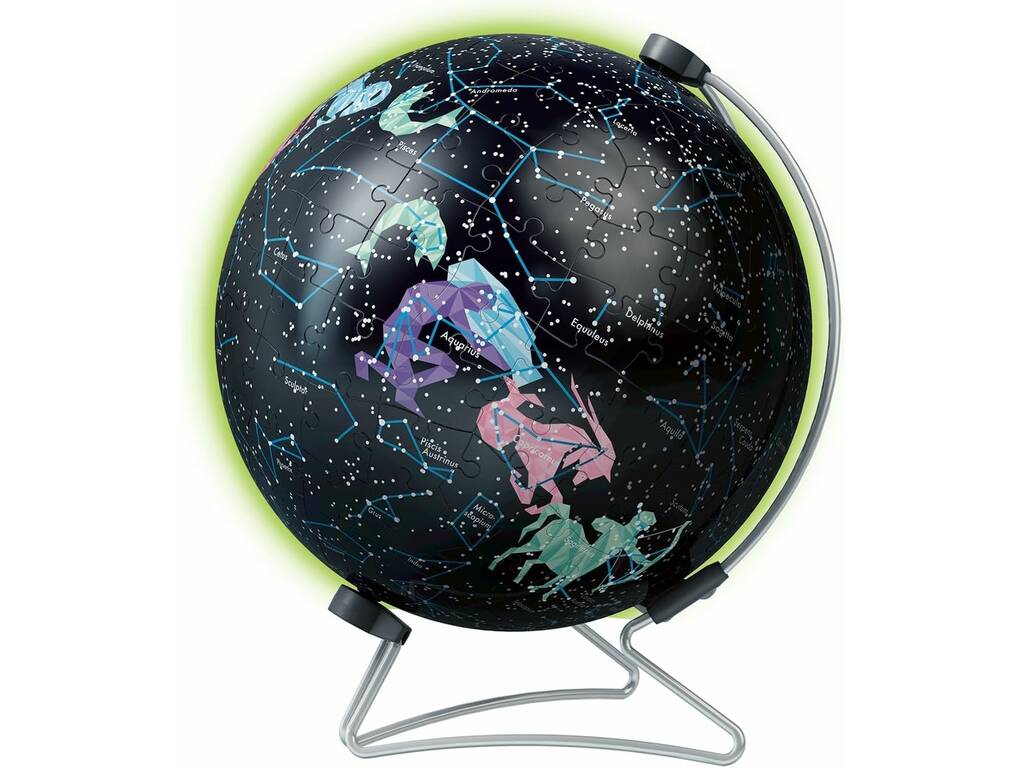 Puzzle 3D Globe Étoiles phosphorescentes 180 pièces Ravensburger 11544