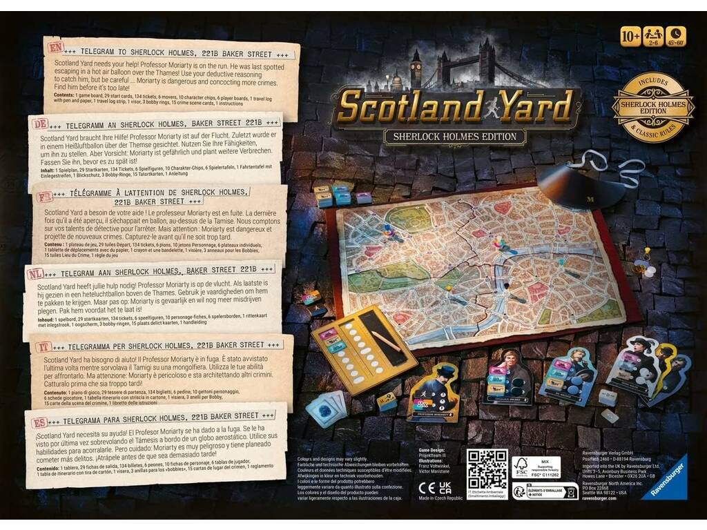 Scotland Yard Sherlock Holmes Edition Ravensburger 27344