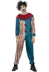 Costume da clown scuro Uomo Taglia XL