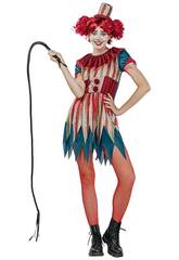 Costume de clown sombre pour femme Taille S