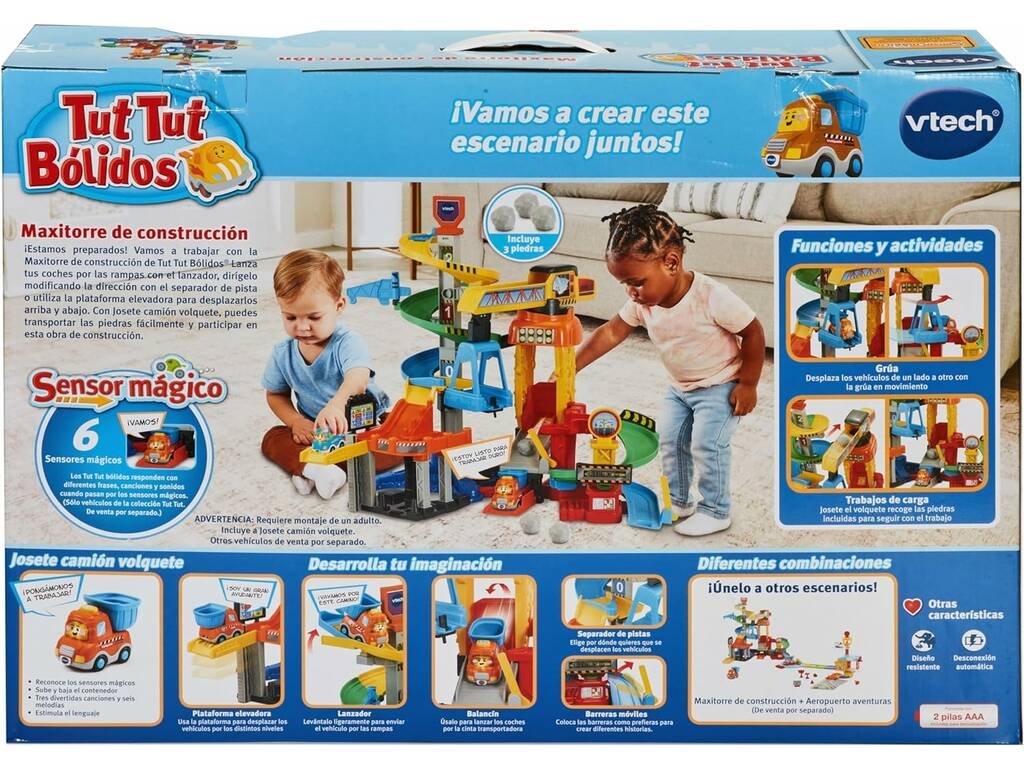 Tut Tut Veicoli Maxitorre Da Costruzione Con Josete Il Dumper Vtech 543522