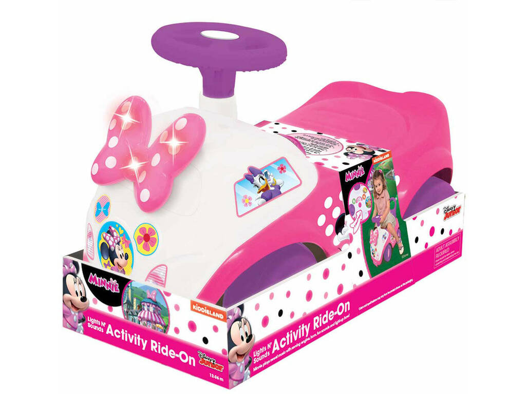 Cavalcabile Minnie con luci e suoni Kiddieland 50823