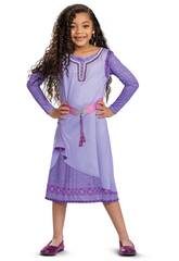 Costume bambina Disney Wish Asha Classic 3-4 Anni Liragram 159719M-EU