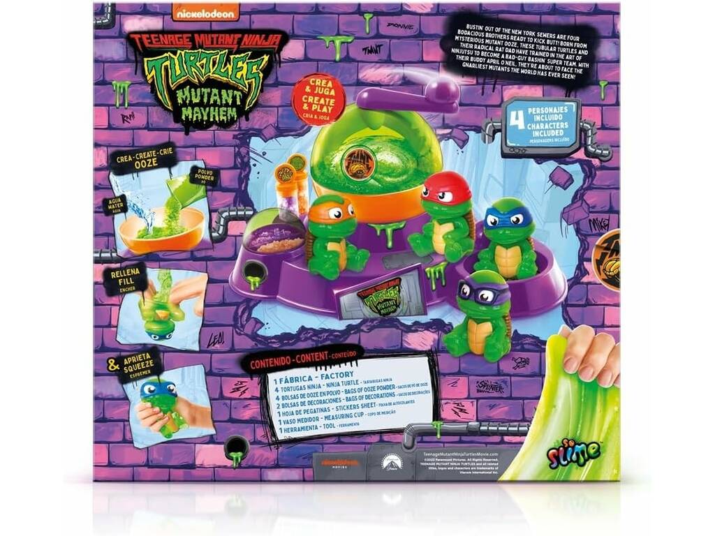 Slime Factory Tartarughe Ninja Canal Toys SFC 003
