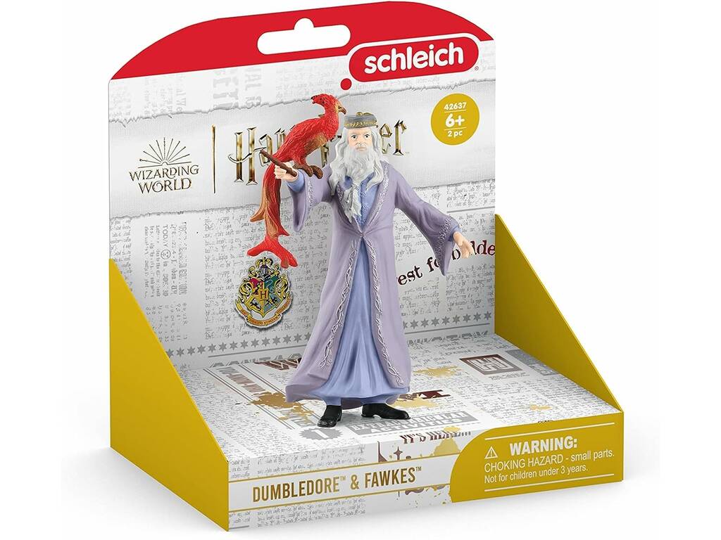 Harry Potter Figura Dumbledore y Fawkes Schleich 42637
