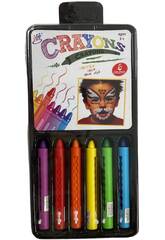 Cires de maquillage 6 couleurs
