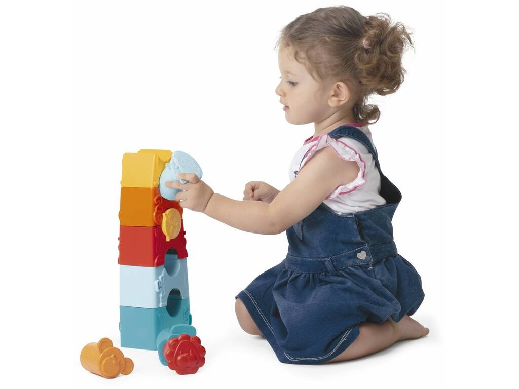 Chicco 2 In 1 Animalitos Eco+ Tour d'animaux empilables 11570