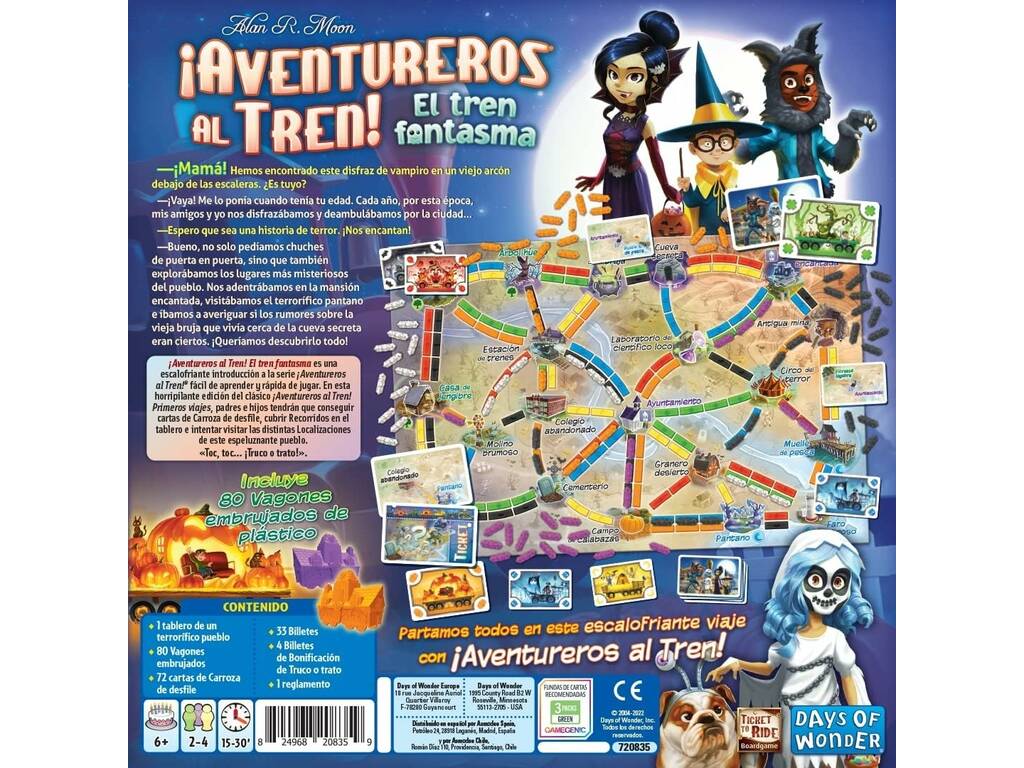 Avventurieri in treno! Il treno fantasma Asmodee DW720835
