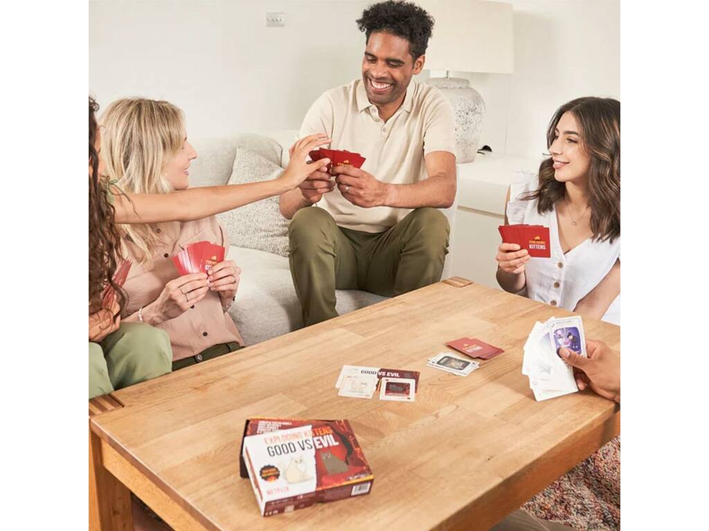 Exploding Kittens Bon contre Mal Asmodee EKIEK12ES