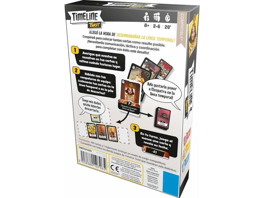 Timeline Twist Asmodee TIMET01B