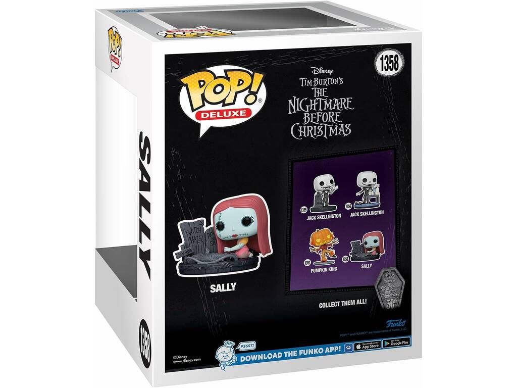 Funko Pop Deluxe Disney Nightmare Before Christmas Sally con lapide Funko 72315