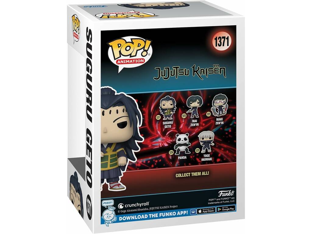 Funko Pop Animation Jujutsu Kaisen Suguru Geto Funko 72043
