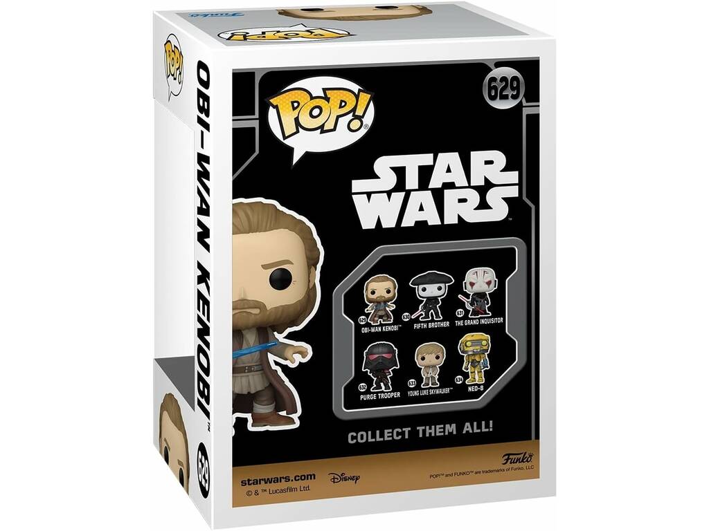 Funko Pop Star Wars Obi-Wan Kenobi con Cabeza Oscilante Funko 67584
