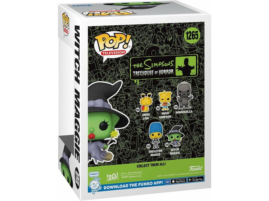 Funko Pop Televisione I Simpson The Simpsons The Treehouse of Horror Maggie Strega Funko 66338
