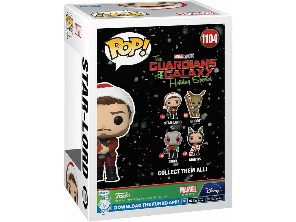 Funko Pop Marvel Les Gardiens de la Galaxie Spécial Noël Star-Lord Funko 64333