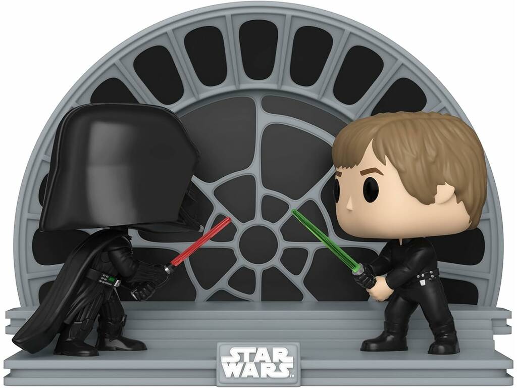 Funko Pop Star Wars Luke Skywalker vs Dark Vador avec tête pivotante Funko 70743