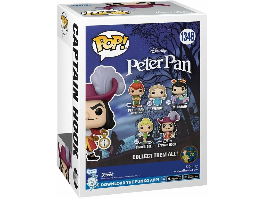 Funko Pop Disney Peter Pan 70° Anniversario Capitan Uncino Funko 70695